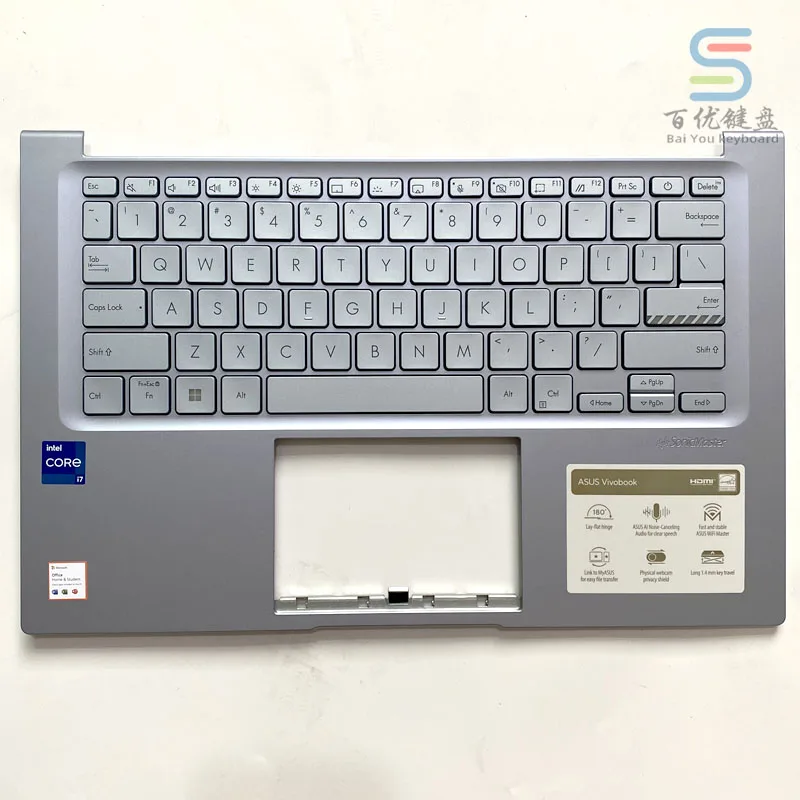 for Asus Vivobook Intrepid X1402Z X1402 Laptop Keyboard C Case NSK_UA7ABN