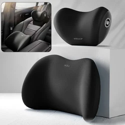 Car Removable Washable Seat Lumbar Support Pillow Auto Neck Pillow Waist Support Backrest Vehicle Car Cushion Kits