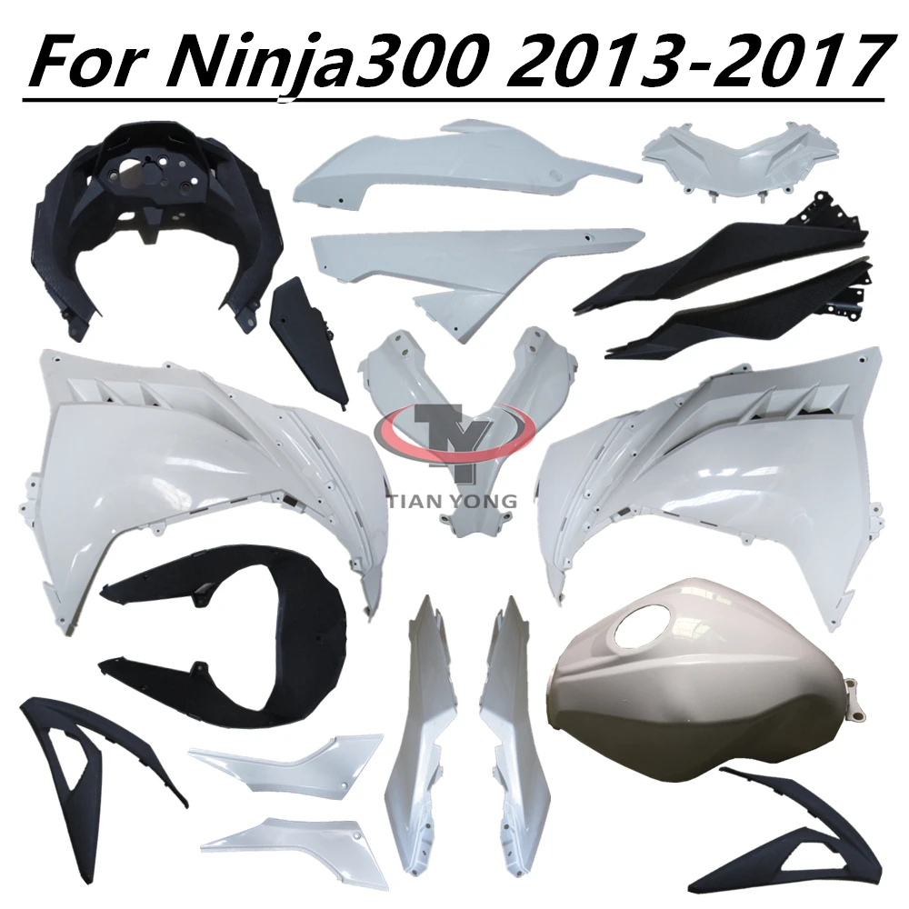 Plastic parts Motorcycle For Ninja300 2013 2014 2015 2016 2017 Fit ninja 300 Unpainted Fairing Bodywork Injection Accessories view 2