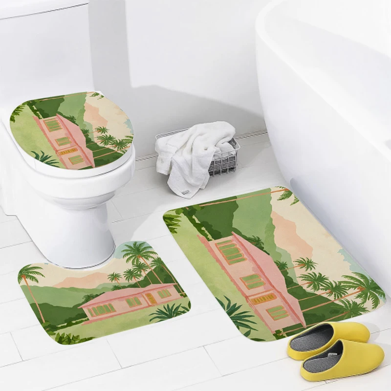 집 입구 카펫 홈 문짝 매트, 북유럽 거실 목욕 발 욕실 미끄럼 방지 러그 장식, 보호 북유럽 모던 추상