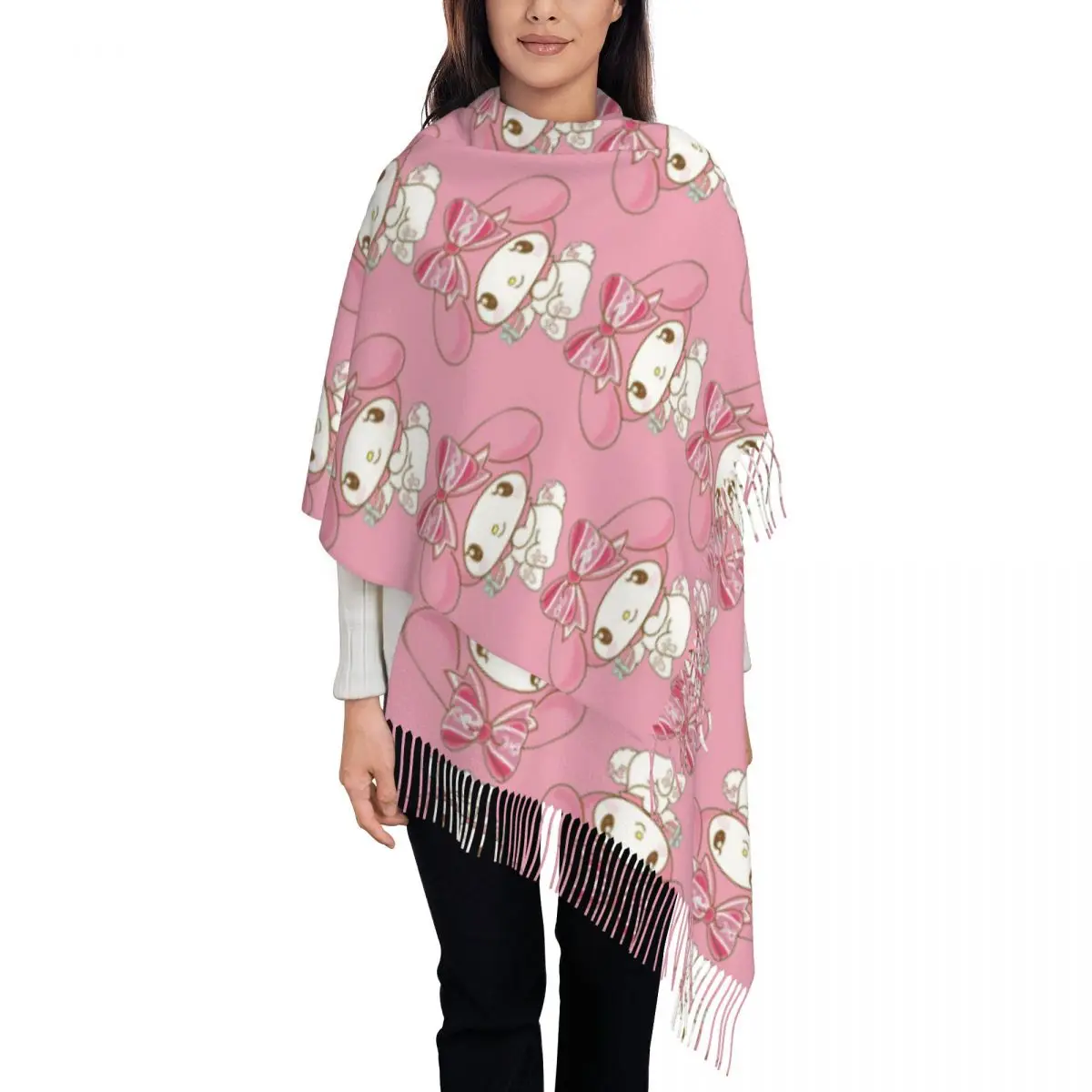 

Custom Print Melody Cartoon Scarf Men Women Winter Fall Warm Scarves Shawls Wraps