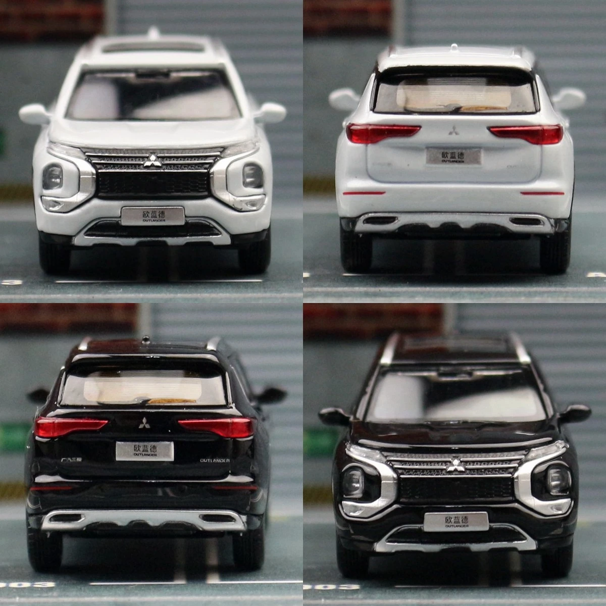 1/64 Mitsubishi Outlander SUV Sport Miniature Model 1:64 Diecast Metal Toy Car Vehicle Display Collection Free Wheels Gift Boys