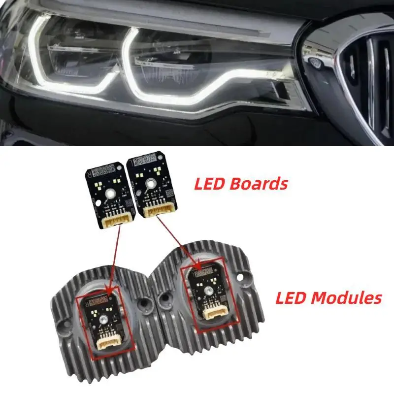 

6317214939 63117214940 OEM LED-плата DRL для BMW 5 серии G30 G31 F90 M5 G32 2017 2018 2019 2020 Адаптивная светодиодная фара DRL