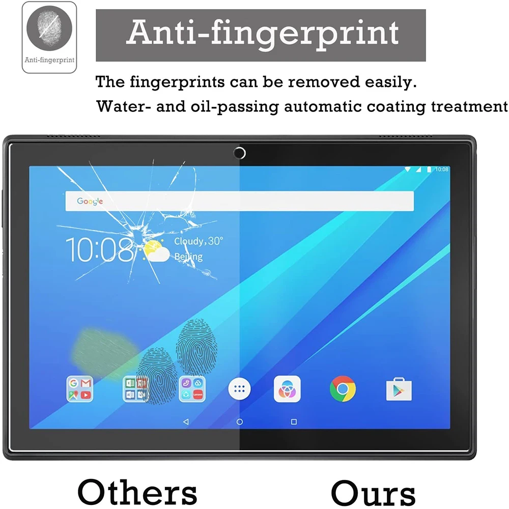 2Pcs Tempered Glass Tablet Screen Protector for Lenovo TAB M7 TB-7305F/TB-7305X 7 Inch 2.5D Full Cover Protective Film