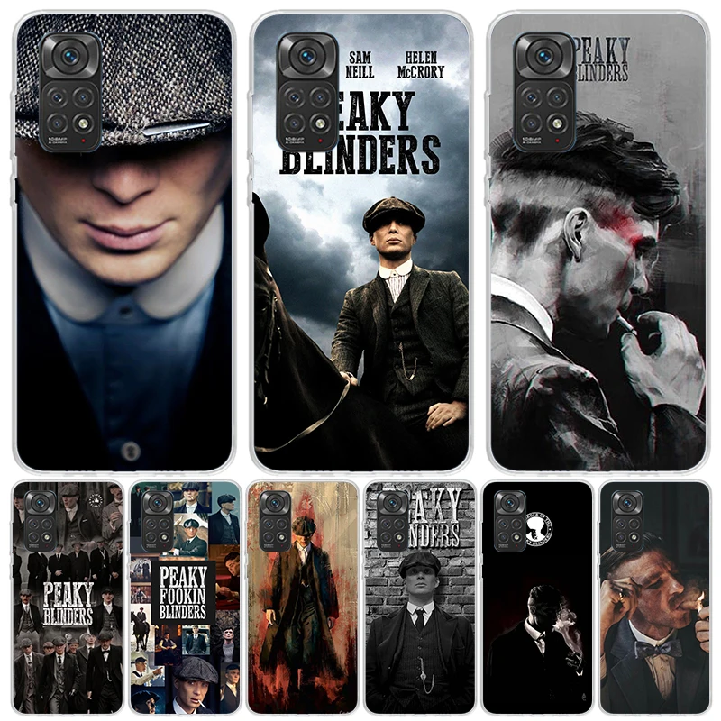 P-Peaky B-Blinders Case Phone Cover for Xiaomi Redmi Note 13 12S 12 11S 11 11T 11E 10S 10 Pro Plus 9S 9 8T 8 5G Trend Fundas