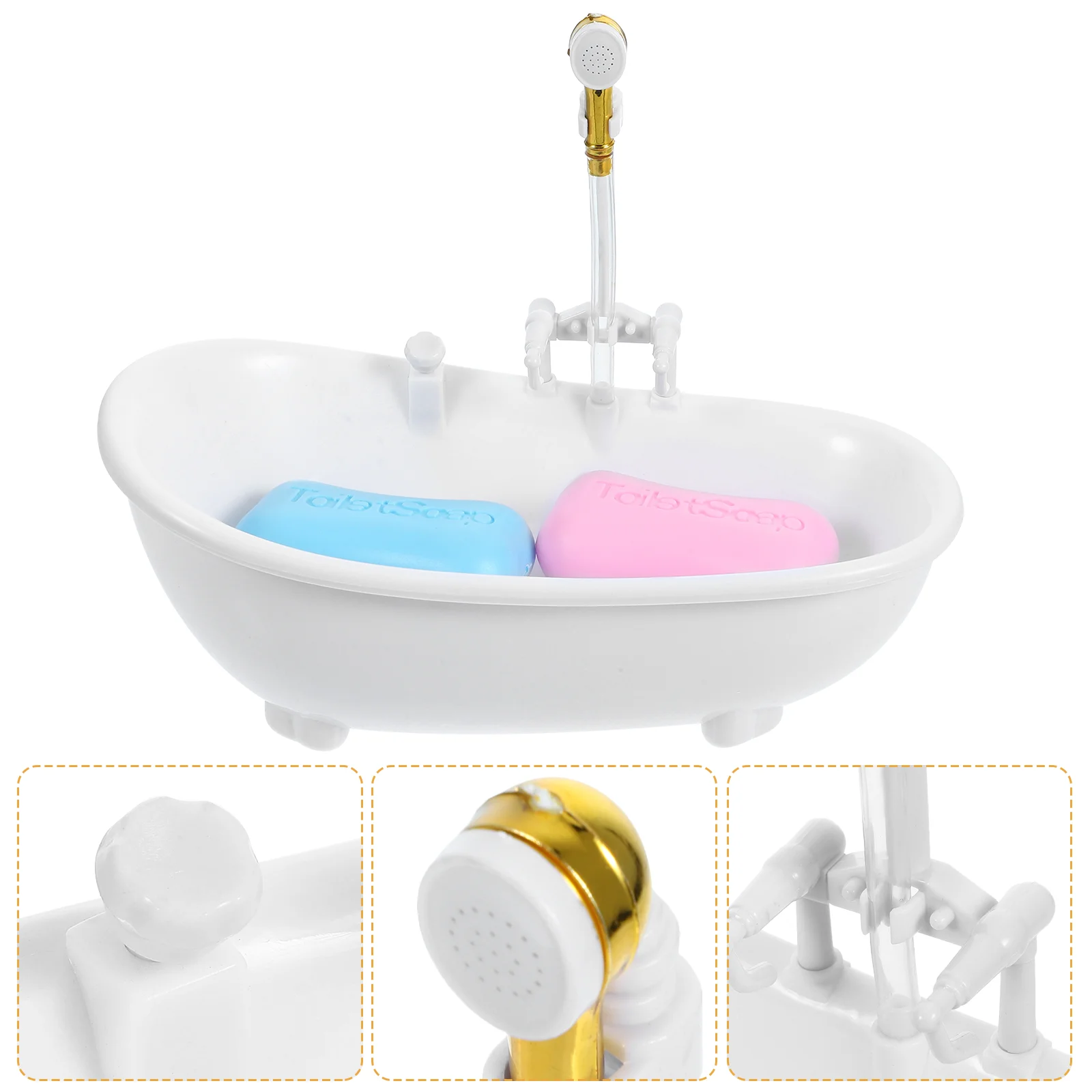 HOToys-Baignoire l'inventaire en plastique, modèle électrique, ornement ABS, accessoire