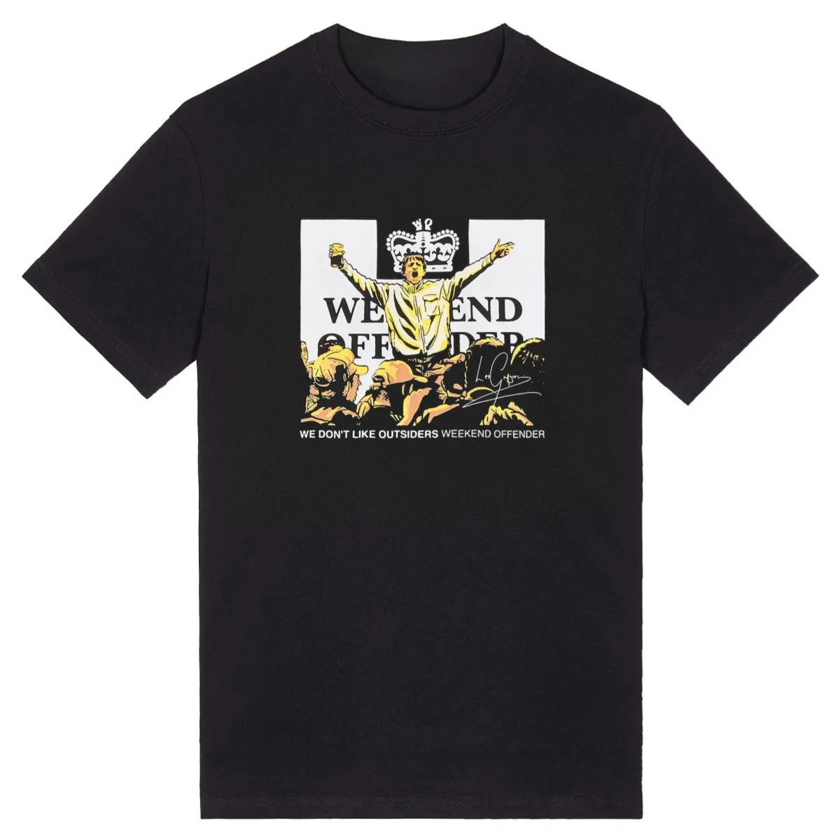 Y2k Weekend Offender Grafik-Baumwoll-T-Shirt Unisex Sommer Kurzarm Mode-Marken-Tee Luxus Casual Vintage T-Shirts – Detail 6