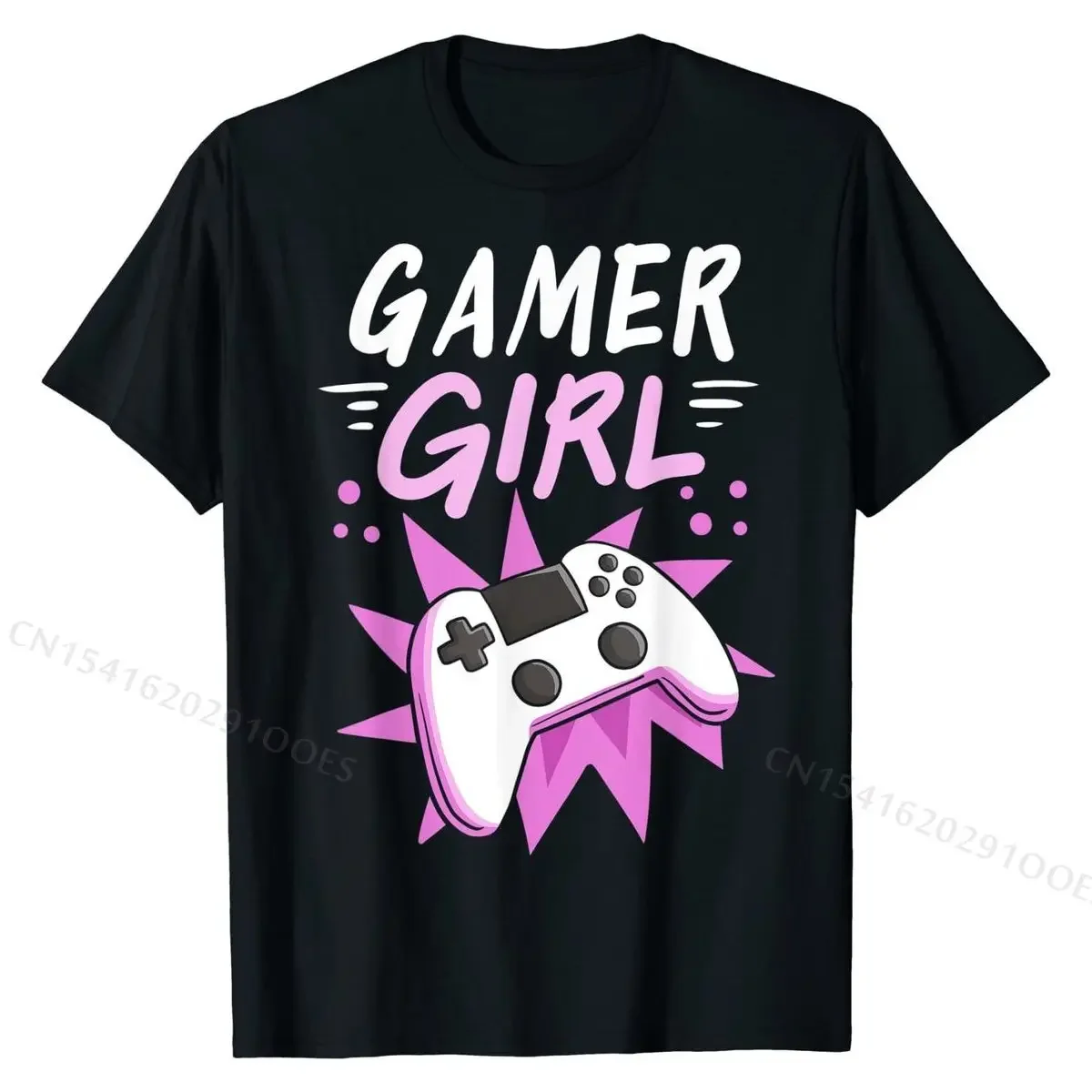 Gamer Girl Gaming Streaming Video Games Gift T-Shirt Special  Tshirts Cotton Mens Tops Shirt cosie