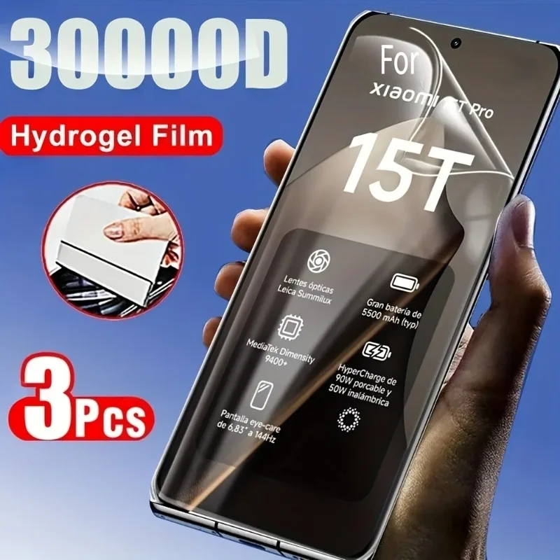 3Pcs Ultra Hd Hydro… - image