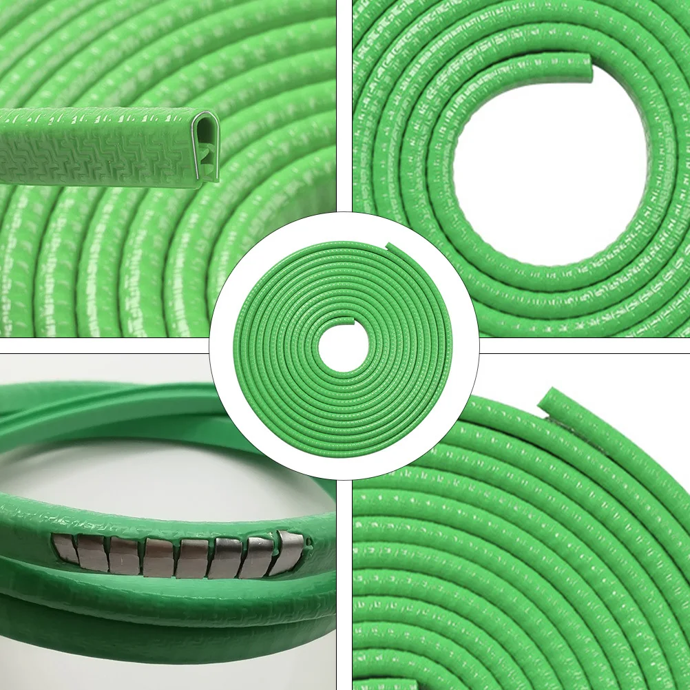 

Car Door Edge Guard Trim Strip Durable Rubber Seal For Hatches Panels Trailers Weatherproof Uv Resistant Auto Sealing