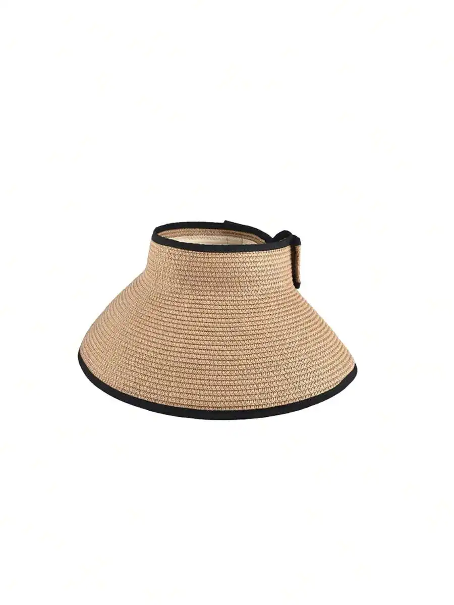 Beach Tote Bag Set With Sun Visor Hat And Cosmetic Pouch view 3