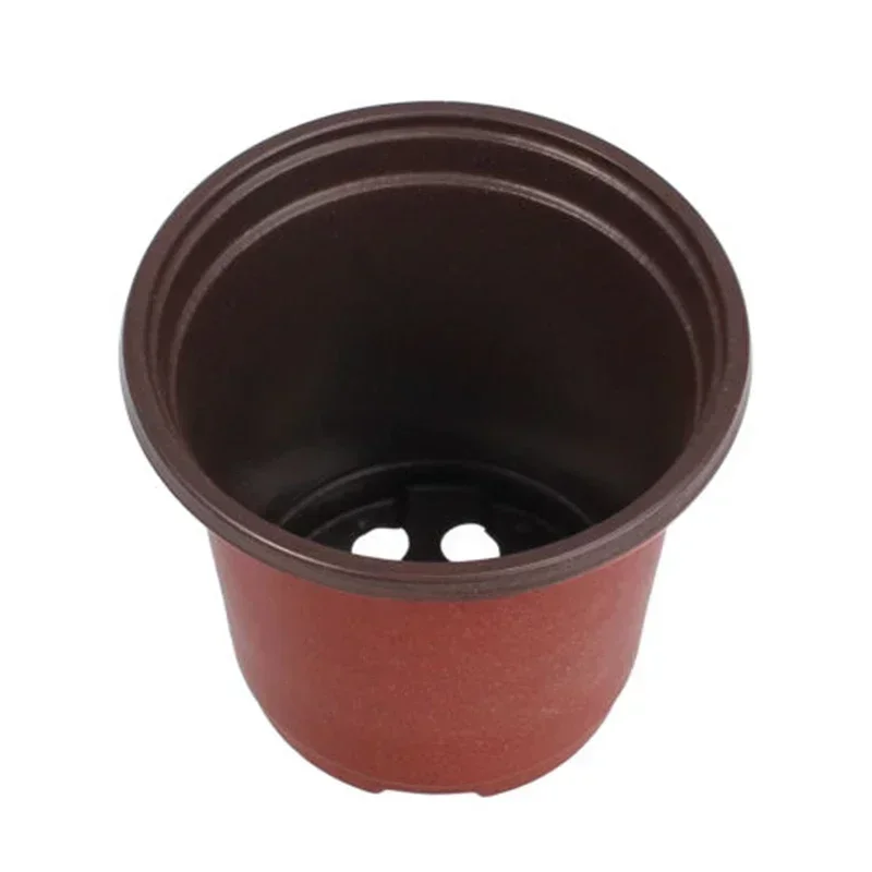 100pcs Plastic Grow Box Fall Resistant Tray  Nursery Pots  For Home Garden Plant Pot Nursery Transplant Flower Pots