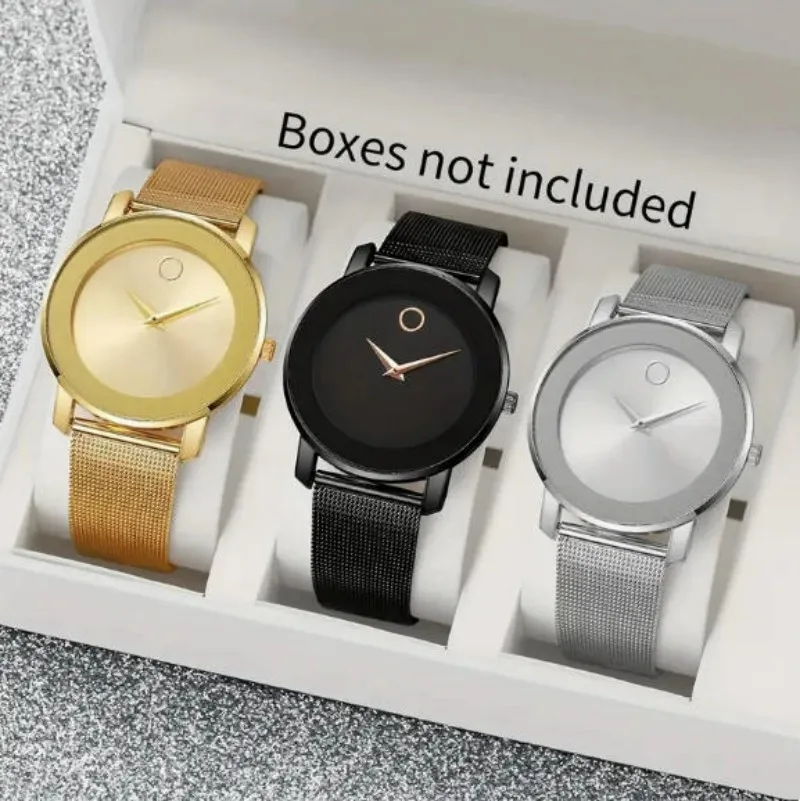 Casual Men's Quartz Wristwatch, Slim Ultra-Thin Mesh Strap, Elegant Casual Attire, Perfect Anniversary Birthday Christmas Gift
