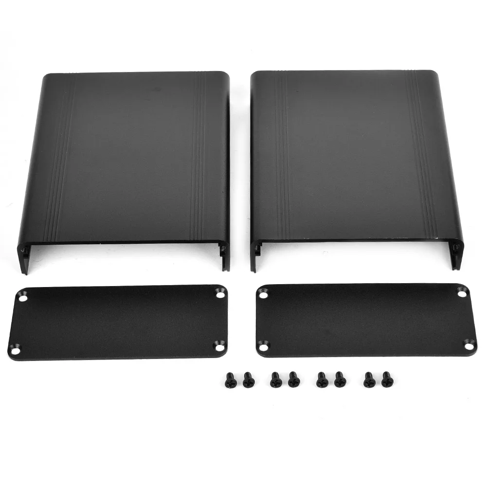 Aluminum Alloy Project Box  Sandblast Oxidized Black Enclosure Electronic Case Enclosure