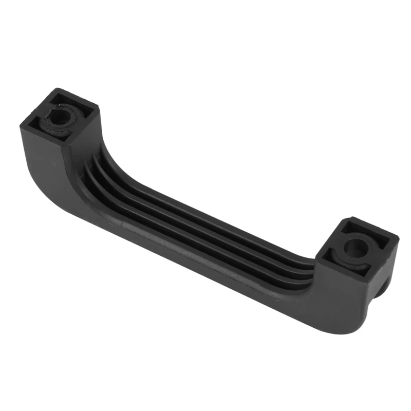 Puxador retangular para porta e armário, plástico preto, 3X, 5,2 polegadas