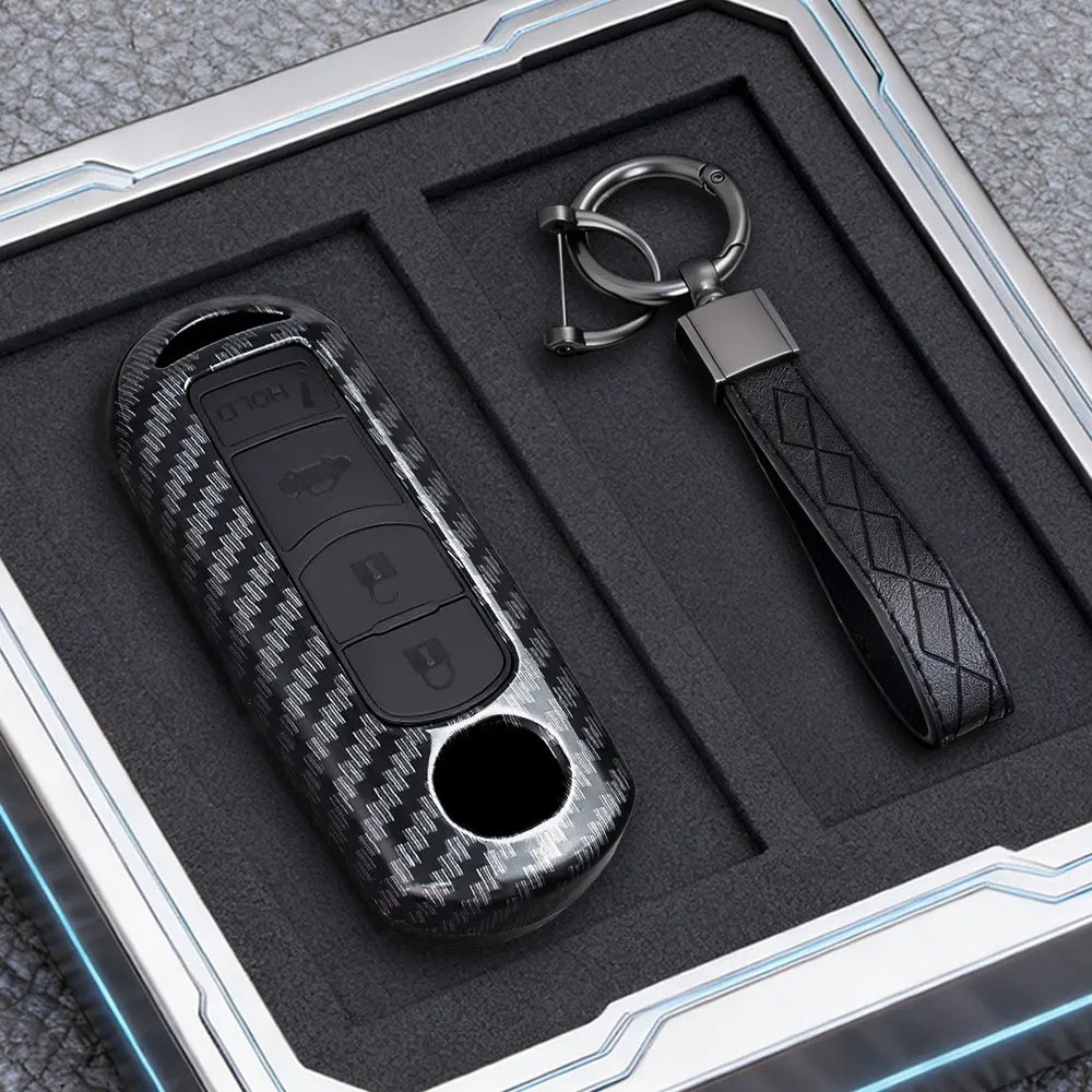 Funda para Llave Remota para MAZDA CX-5 CX-3 2 3 5 6 CX-7 CX-9 Demio Speed Miata MX5, Carcasa para 2 3 4 Botones, 2018 2019 2020 2021