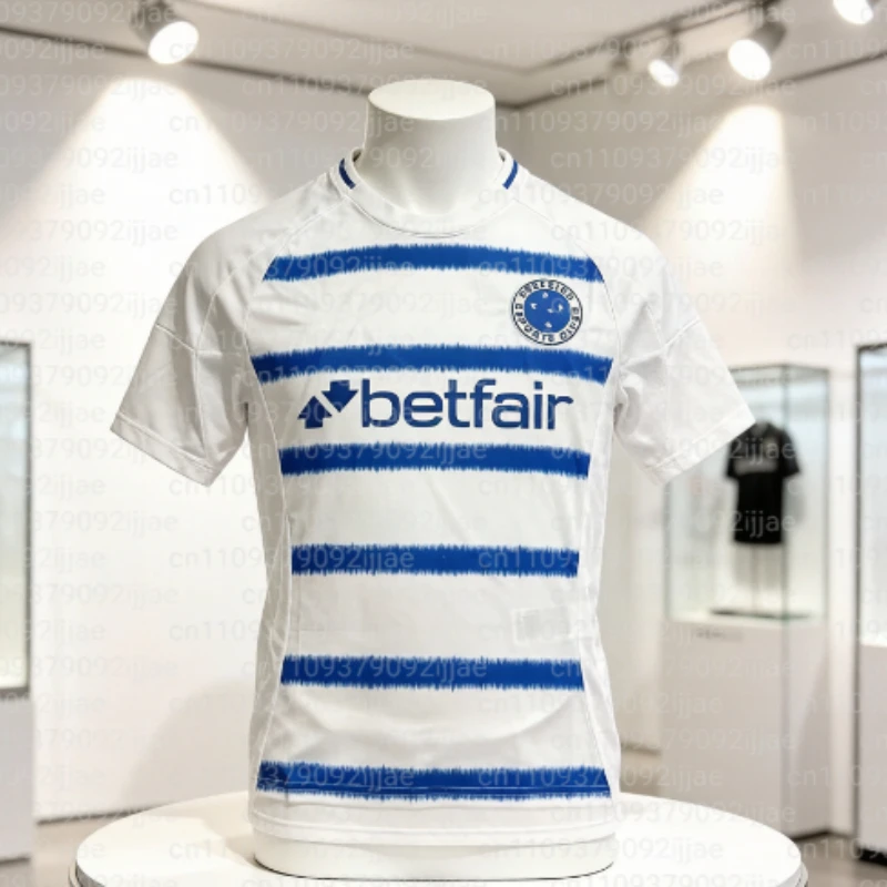 Camisa de Futebol Cruzeiro Brasil 2026 para Pais e Filhos, Estampada em 3D, Esportiva, de Secagem Rápida e Respirável, Camiseta Fina para Atividades ao Ar Livre