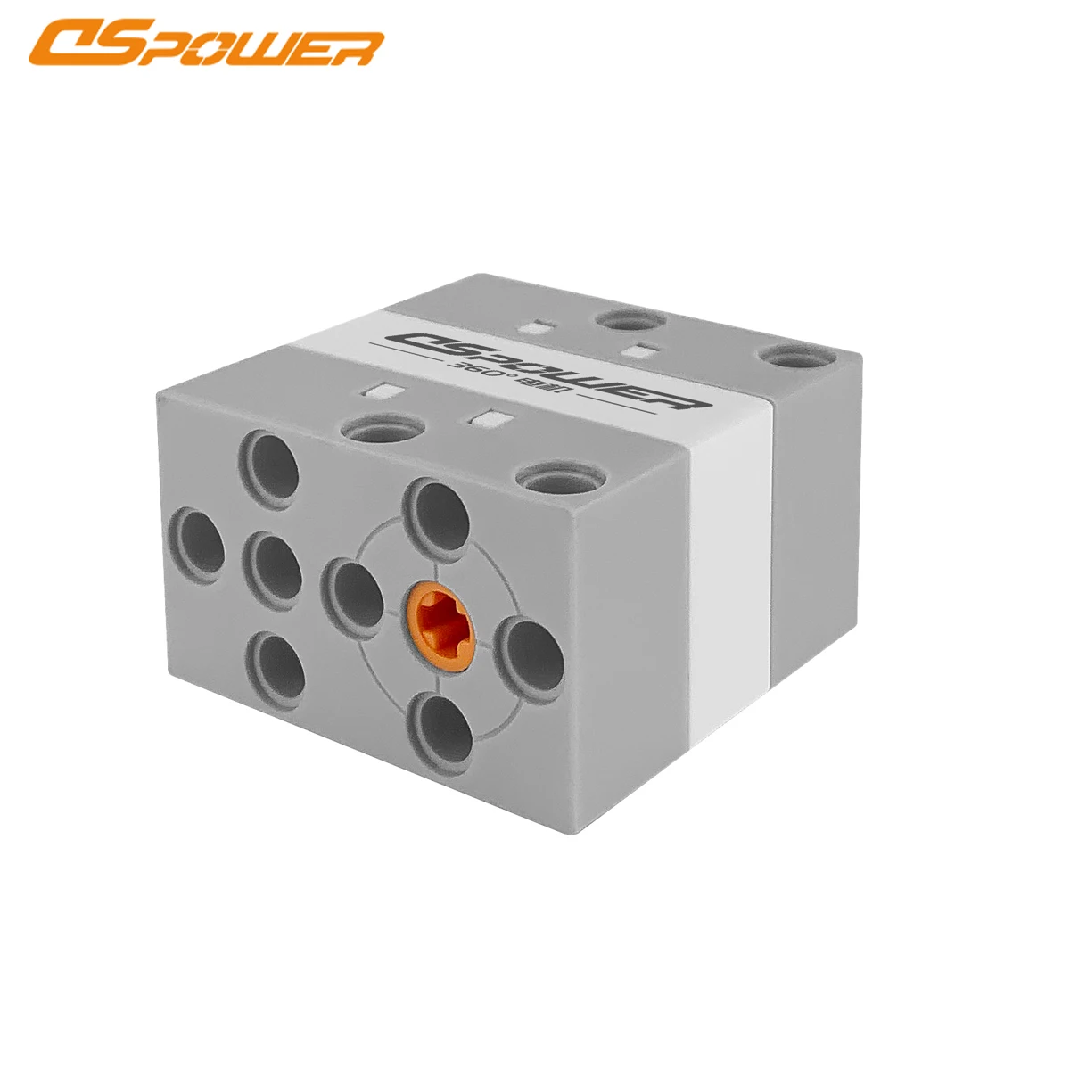 DSpower 1/5/10/20PCS 2KG 360° Servo Programming Building Block Porous Bit Bidirectional Output Programmable for Robot STEM Toy