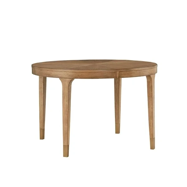 

#Mid Century Round Wooden Restaurant Dining Table