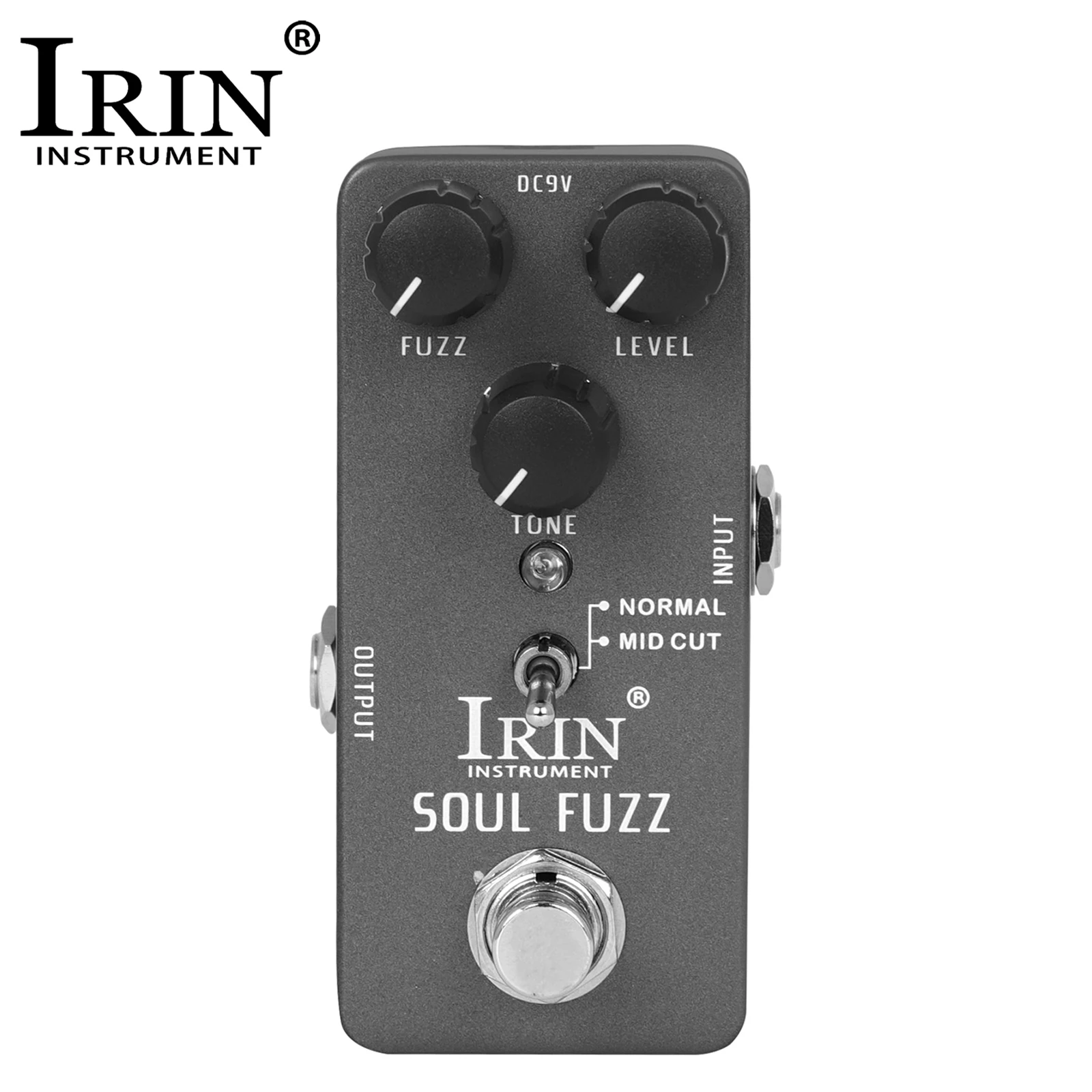 

IRIN Soul Fuzz педаль эффектов RS-11 эффект для электрогитары True Bypass мини одиночная гитарная педаль аксессуары и детали для гитары