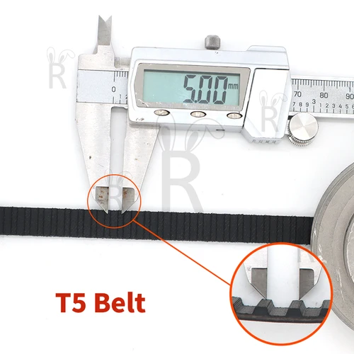 Imagen 2 del producto Correa de distribución abierta T5 Correa abierta T5 Correa de distribución T5 Correa de distribución síncrona abierta T5 Correa de circuito cerrado PU T5 Correa síncrona abierta