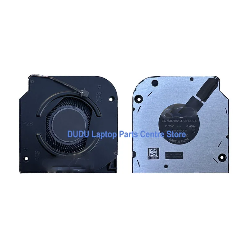 مروحة تبريد جديدة للكمبيوتر المحمول Dell Latitude 5540 Precision 3580 U EG75070S1-C901-S9A DC5V 0.45A