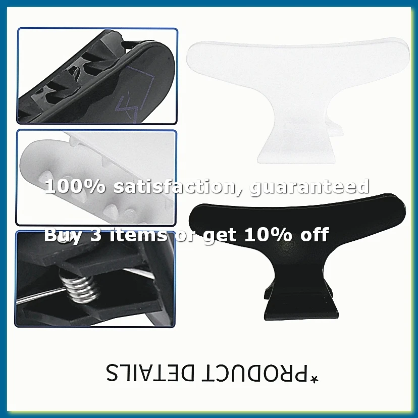 4PCS Black White Hairdressers - Hair Clips review and price
