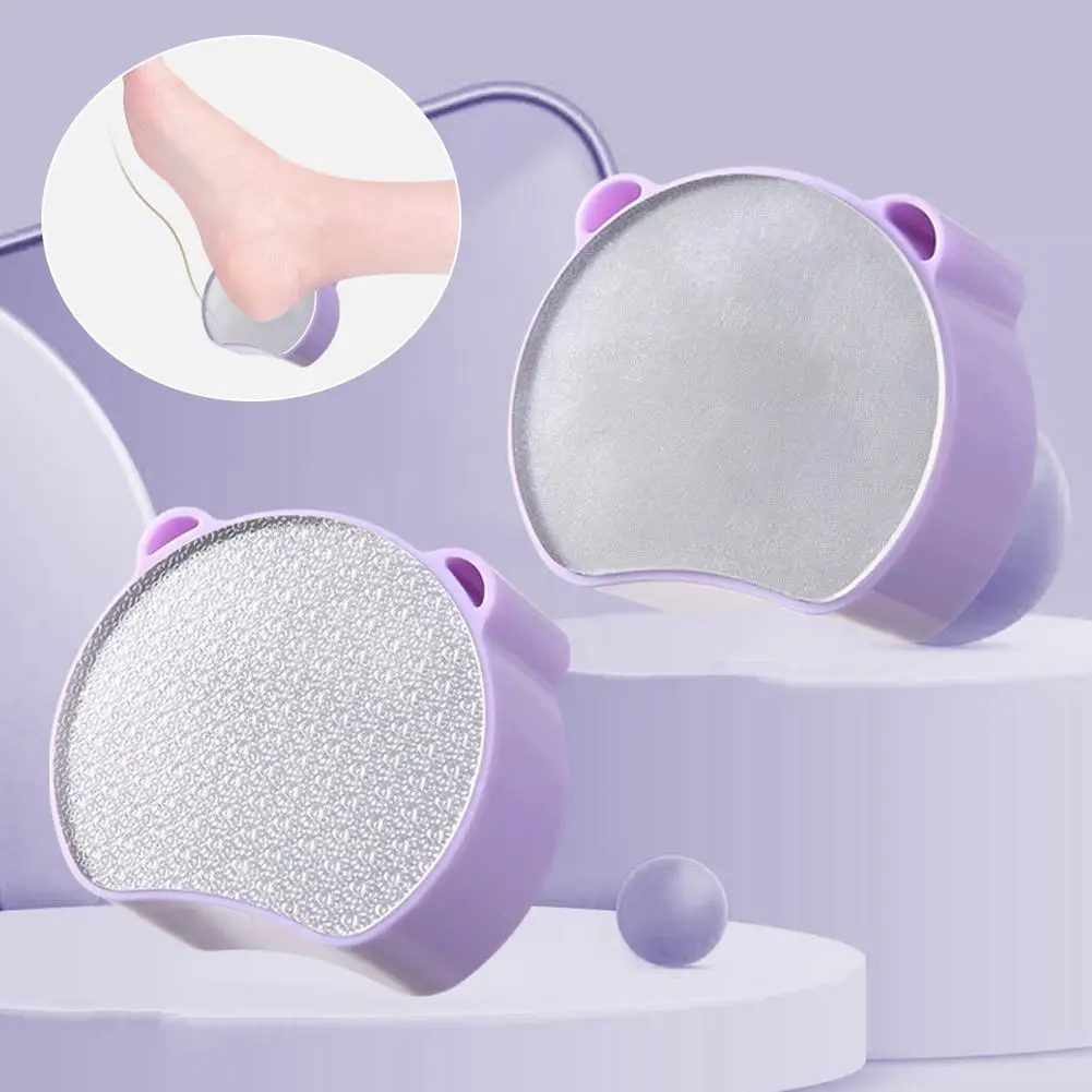 1 قطعة طاحونة القدم الزجاجية نانو لإزالة الجلد الميت النسيج لوحة القدم ملف إلى كعب كشط الوحيد الجلد باديكير طحن الحجر