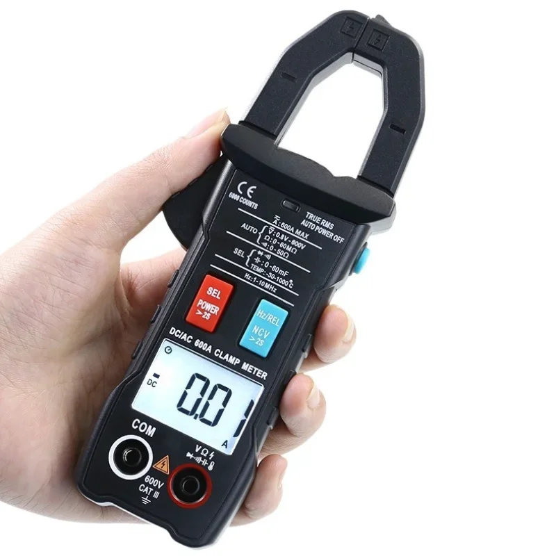 

QB9 Automatic Intelligent Shift Electrician AC and DC Clamp Multimeter Clamp Meter High Precision Anti-Burn QB4