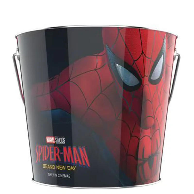 Spider-Man: Brand New Day - Gobelet promotionnel du film et seau à popcorn - Articles de collection - Cadeau pour les fans