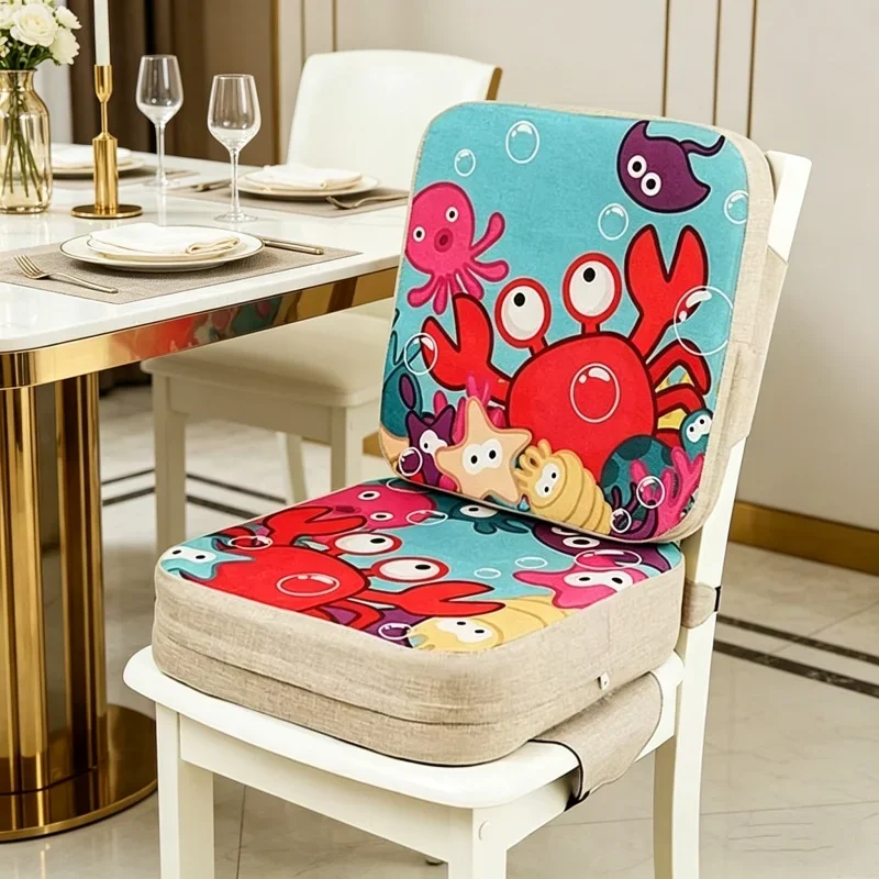

Adjustable Removable Safety Cushion Baby Booster Seat Kid High Chair Pad Pillow For Children Dining Use At Home And Restaurant