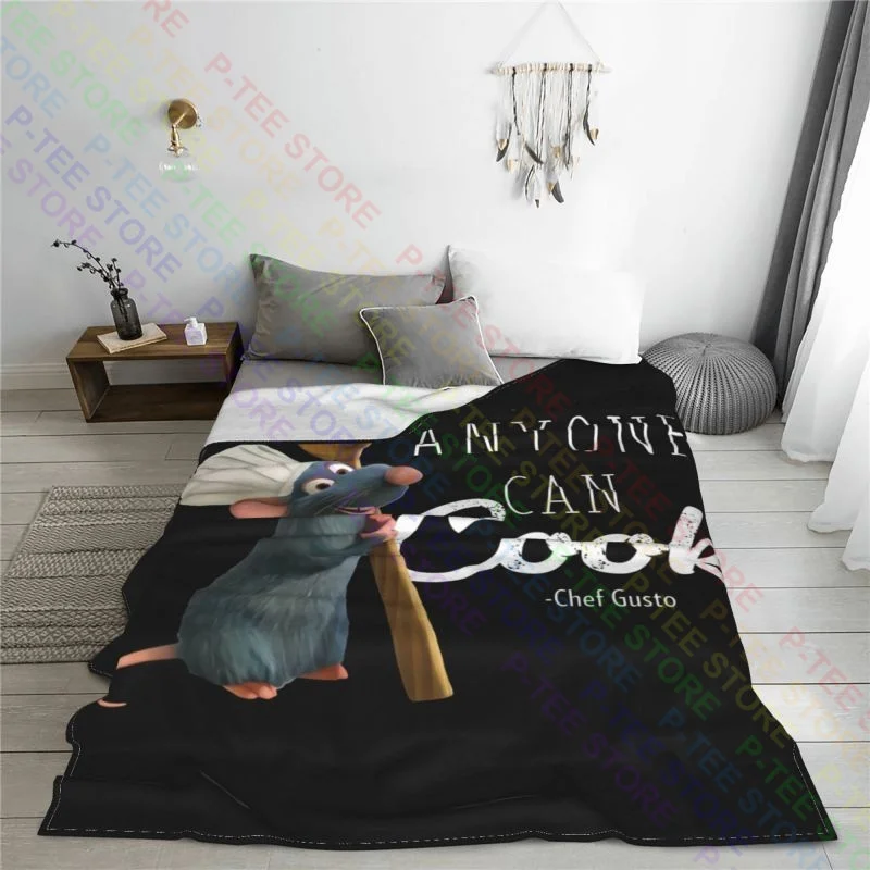 Am Pix Ratatouille Trend Blanket Warmth Comfort Coral Fleece Bedding Throws Sofa Decorative