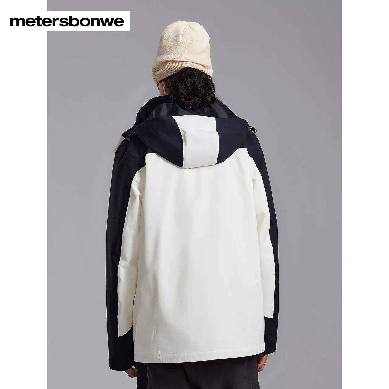 Metersbonwe-Doublure en duvet de canard Hardshell pour hommes et femmes, veste matelassurera haute imperméable, veste d'extérieur 2 en 1, trois vêtements, hiver