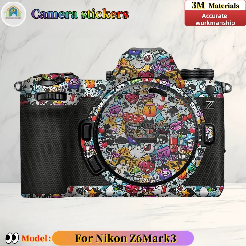 Z63 para pegatinas de cámara Nikon Z6 Mark3, piel DIY, película protectora resistente al desgaste de sastrería de precisión