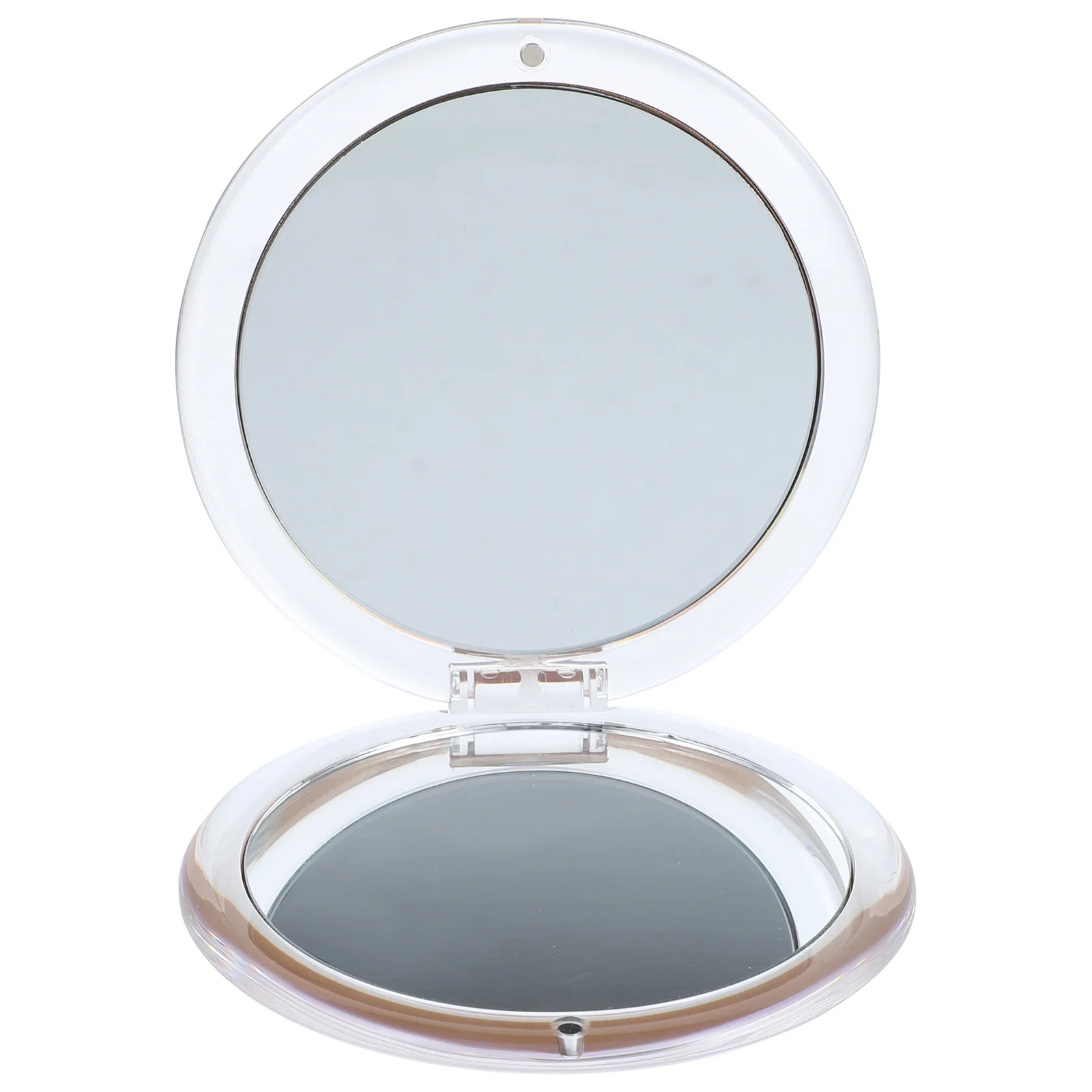 Dubbelzijdige compacte spiegel opvouwbaar 1x 10x mini vergrotende make-upspiegel reiszak cadeau bruidsmeisjes geschenken make-up compact