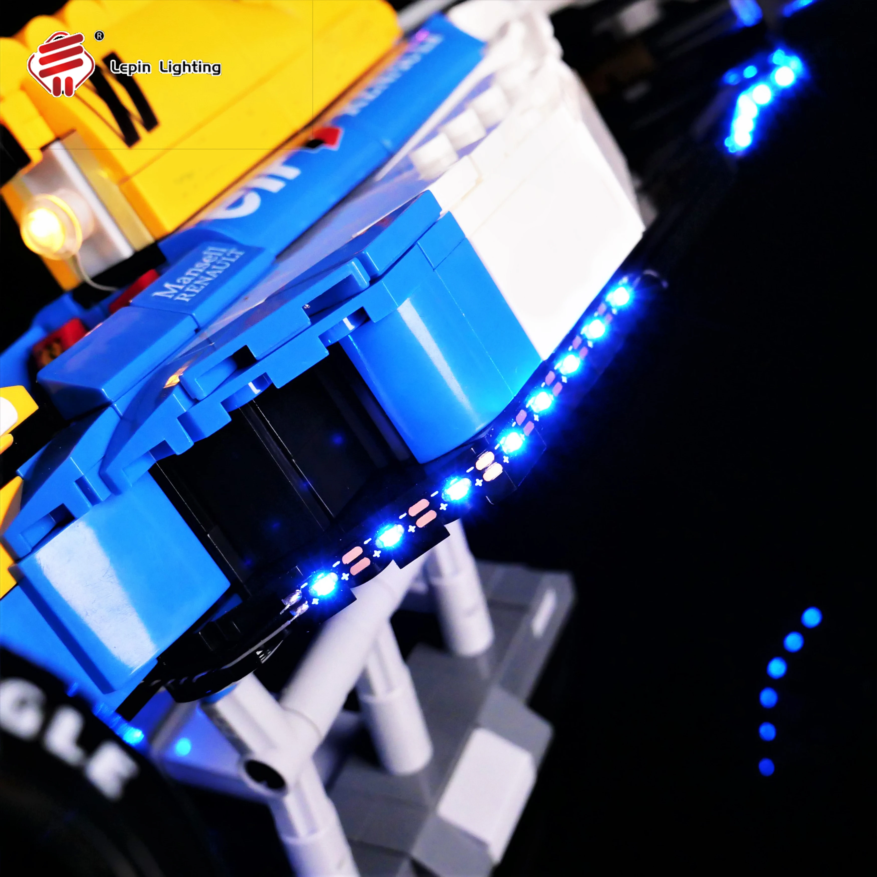 Kit de luz LED DIY Compatible con modelo de coche de carreras 10353, juego de bloques de construcción, accesorios de iluminación con Control remoto, regalo de exhibición