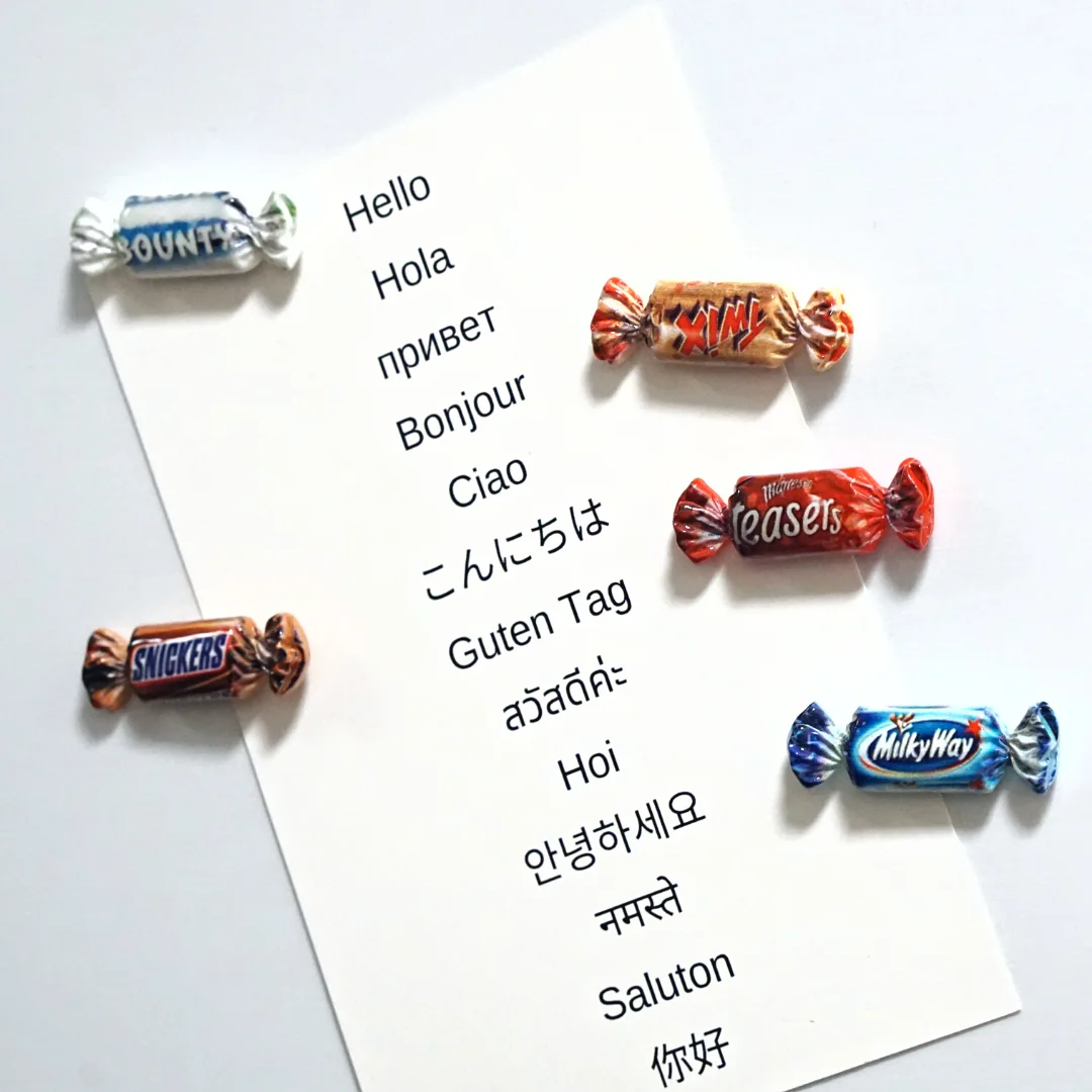 5Pcs Colorful Candy Fridge Magnets Chocolate Lollipop For Refrigerator Cute Home Kitchen Decorations Photo Stickers