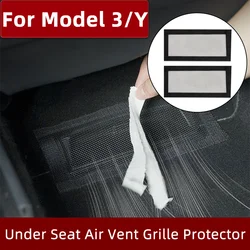 Backseat Air Vent Cover Grilles Protector For Tesla Model 3 and Model Y Rear Seat Air Condition Outlet Protection Covers