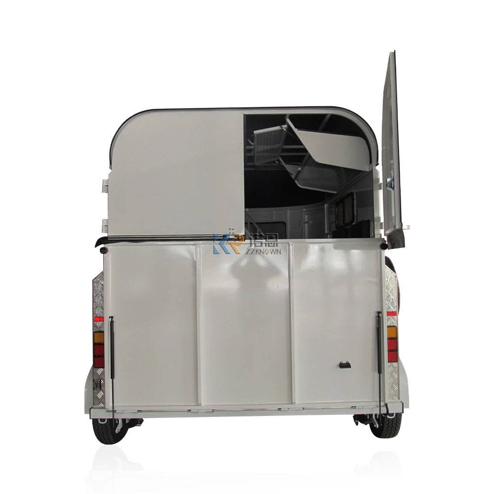 Usado Australian Horse Trailer, Carregando Rampa, Transporte 2 Cavalos Angle Loading Trailer, para Venda