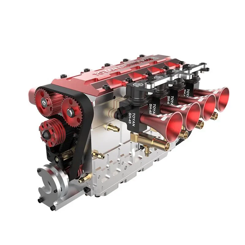 TOYAN FS-L400WGC 4 Cylinder 4 Stroke Water Cooled Nitromethanol Engine Model Toy Can Be Used for DIY Remote Control Model