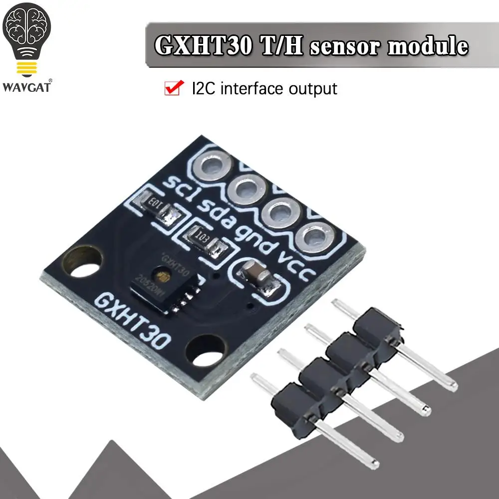 GXHT30 Temperature Humidity Sensor Module Microcontroller IIC I2C Breakout Weather Compliant Compatible SHT31 SHT30 For Arduino