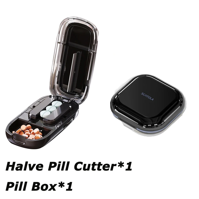 2PCS BLACK Halve