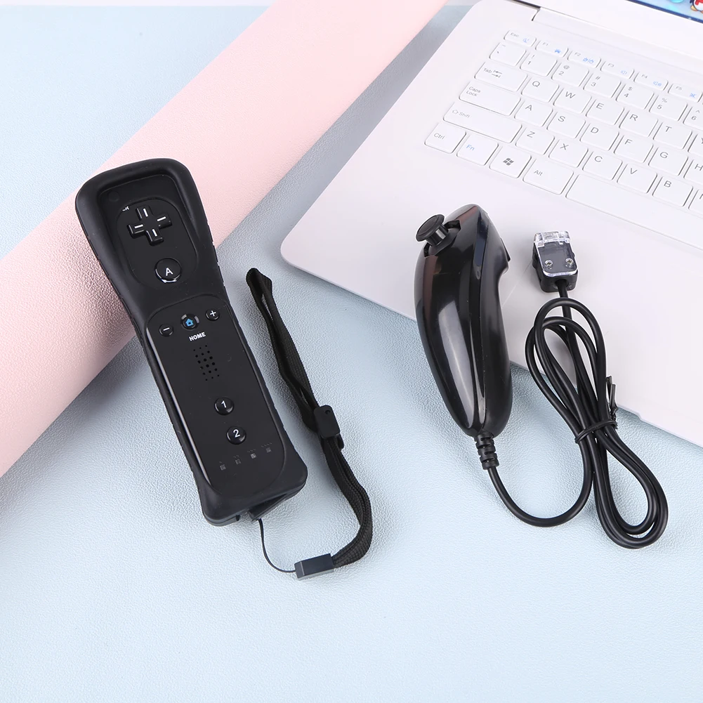 

Game Controller Joystick Built In Motion Plus Remote Control Joystick For Nintendo Wii/Wii U Game Handle Controller Nunchuk