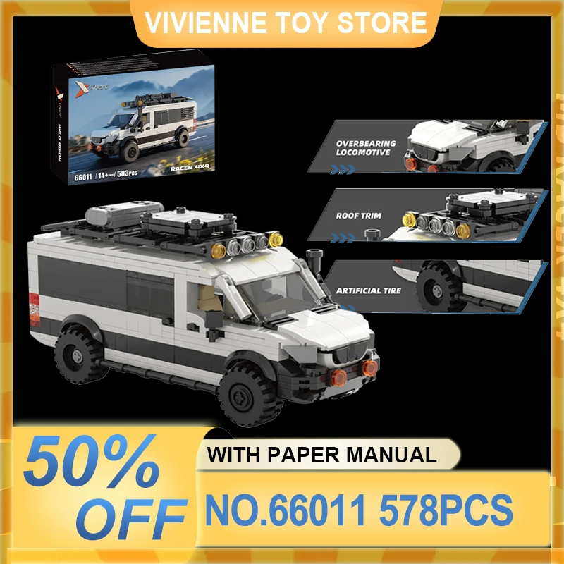 

Xbert 66011 MOC Crafted RACER Model Building Blocks Set Bricks Assembly puzzle Personalized Toy Christmas Gift For Boy Kids