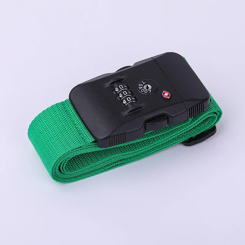 Tsa Wachtwoord Douane Slot Bagage Cross Riem Verstelbare Reizen Koffer Band Bagage Koffer Touw 2M Bandjes Reizen Accessoires - afbeelding 1