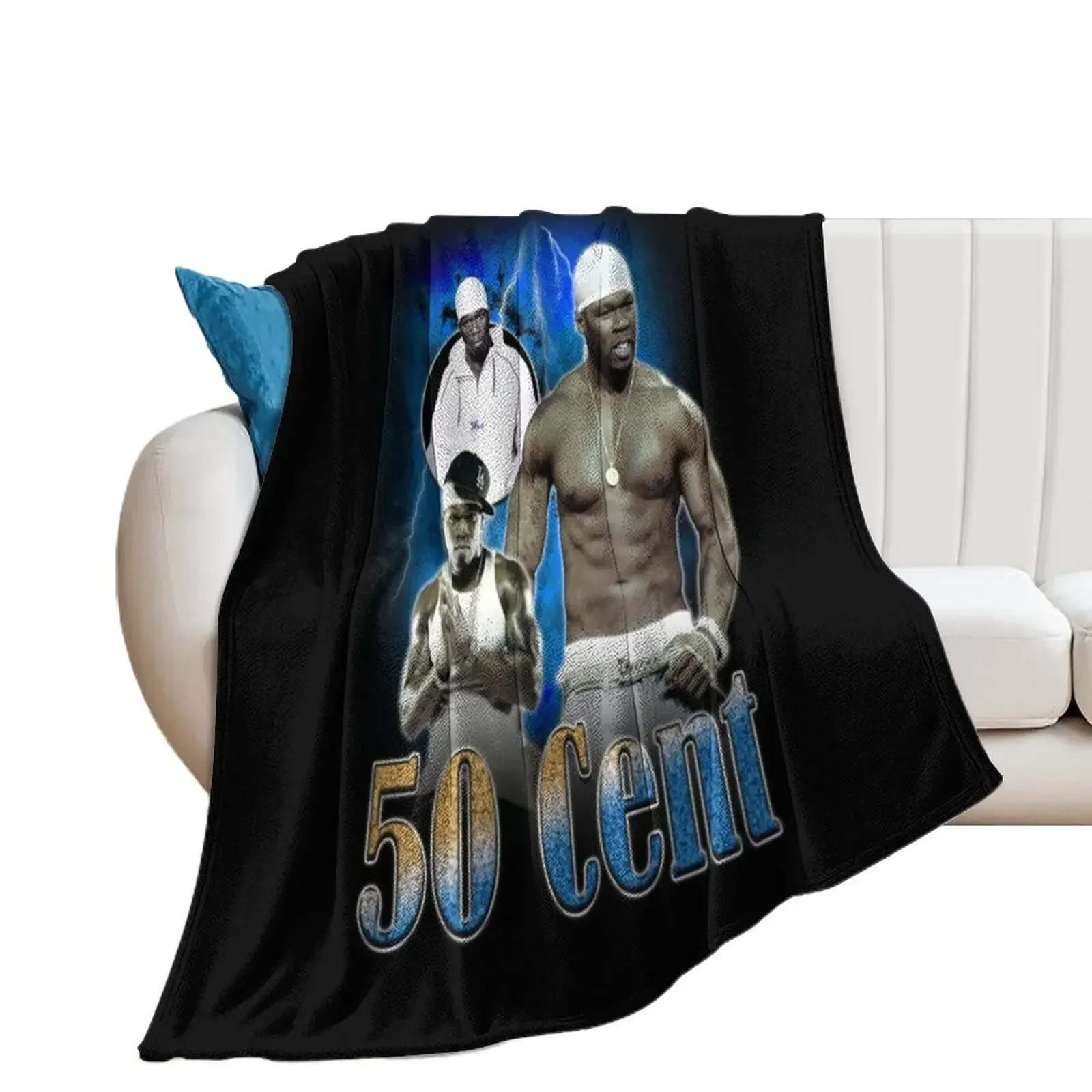 

50 Cent Throw Blanket Beautifuls Shaggy Summer Blankets