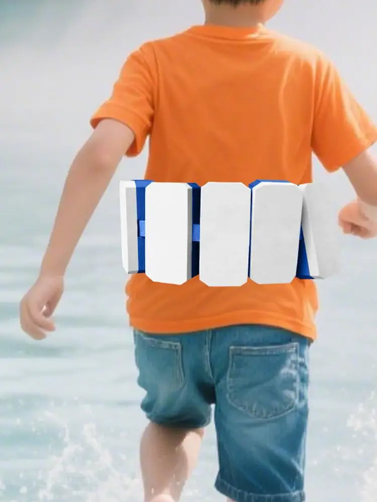 

Kids Swim Belt, Adjustable Swimming Aid, Float Waist Belts with 5 EVA Swim Pads, Swimming Accessories for 7-10 Years Boys Girls