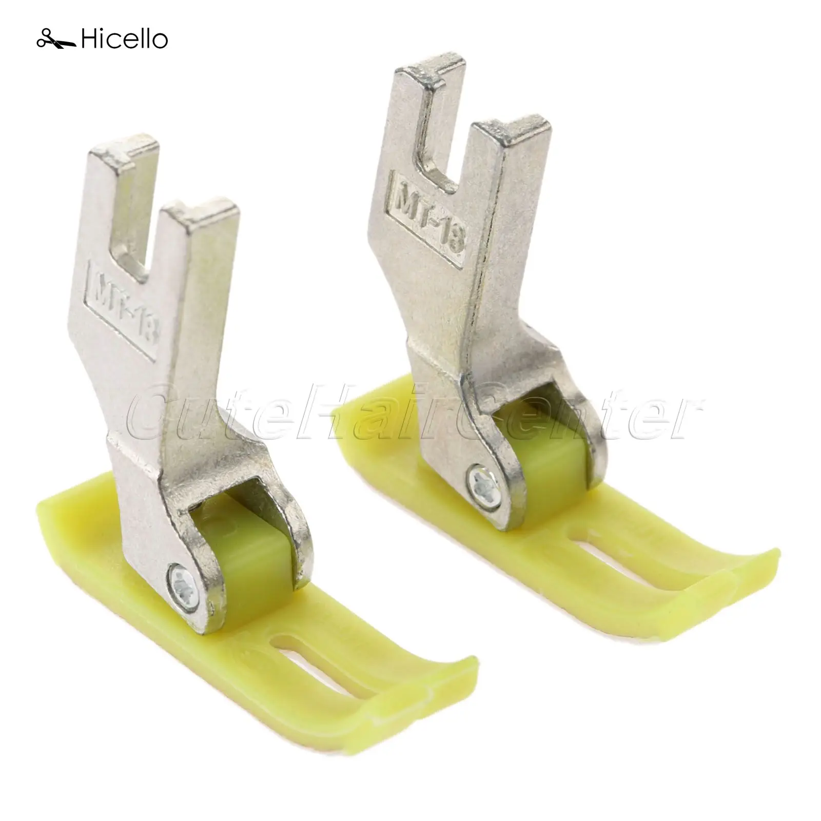 1pc MT-18 Flat Industrial sewing machines Presser Foot PTFE Feet Width:1.1cm/0.43inch for Leather Laminated Foam Rubber Fabrics