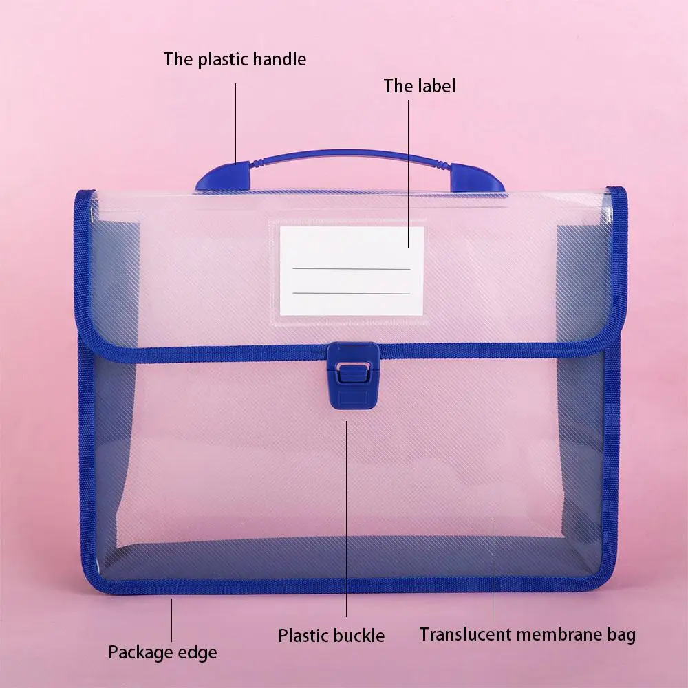 File Folder Accordion File Pouch Home Organization Office Supplies School Document Bag File Folder File Storage Bag File Wallet