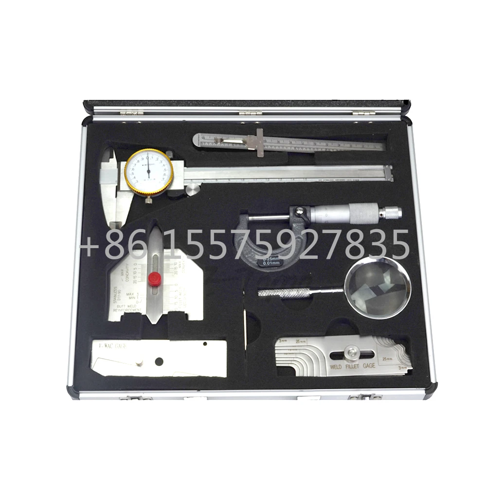 7-pieces Fillet Weld Gauge Set Cam Type Weld Gauge Welding Gauge Kit